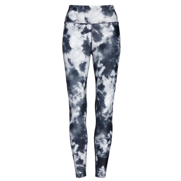 Soulcycle Tie-Dye Contour Stitch Tights Skinny Run - Picture 6 of 11